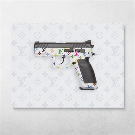 louis vuitton gun art|louis vuitton shotgun dipped.